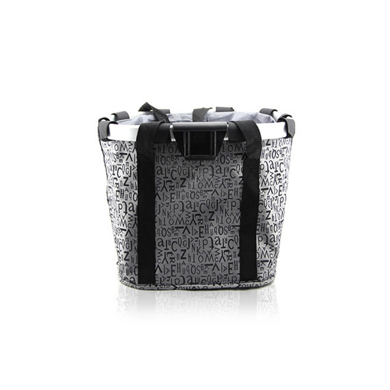 High-quality Aluminium alloy and canvas bicycle basket Pet basket pet carrier for bike