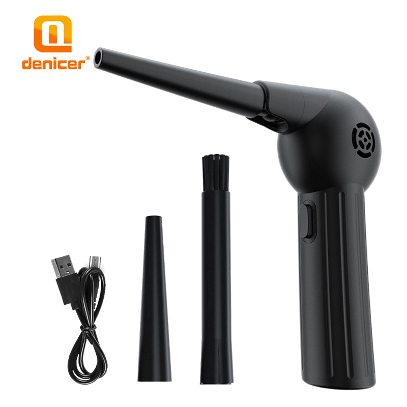 Rechargeable portable electric wireless air duster cordless for car computer battery air blower