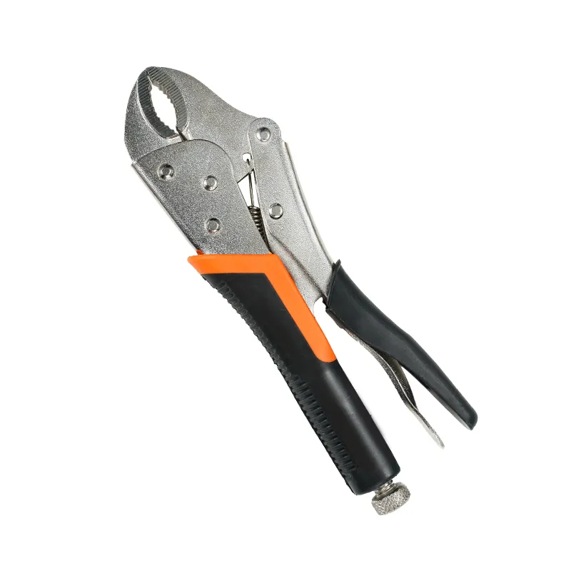 The Factory Sells 2021 New Carbon Steel Locking Pliers Round Mouth Suitable For Construction Sites Etc.