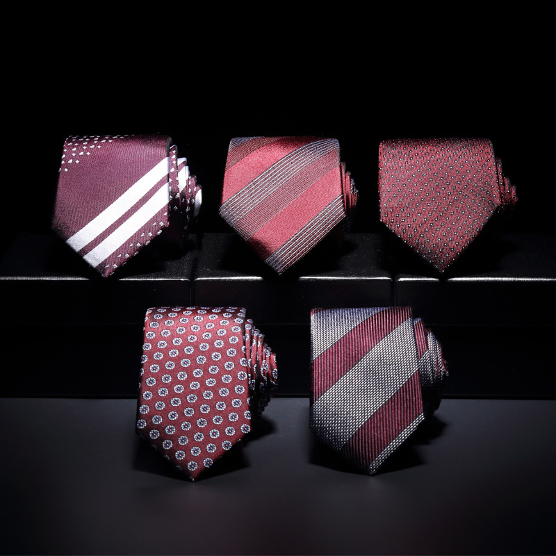 XUNBEI Hot Sale Cheap Silk Tie Stripe Men Necktie Wholesale Costume Logo Neckties For Men