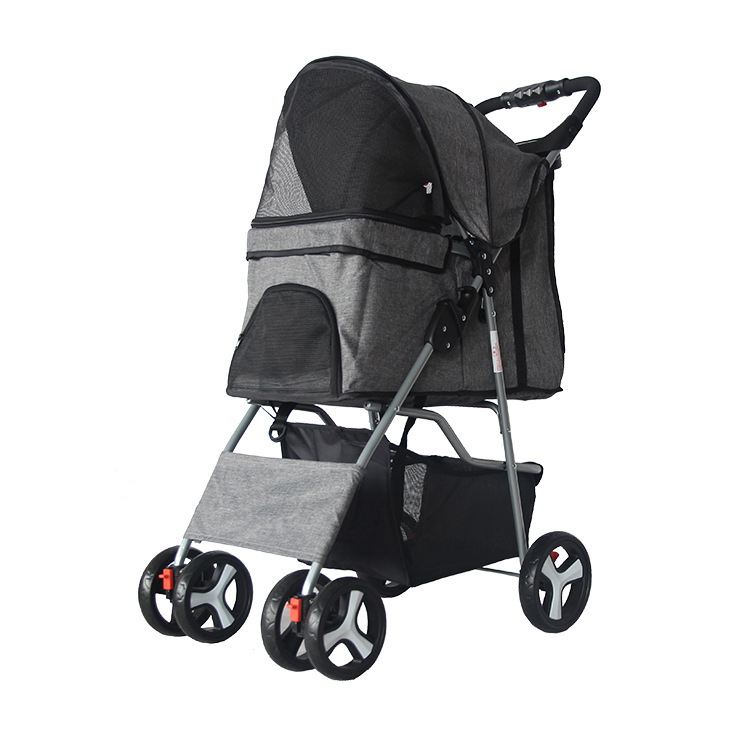 Good quality factory directly pet stroller folding best dog pet stroller