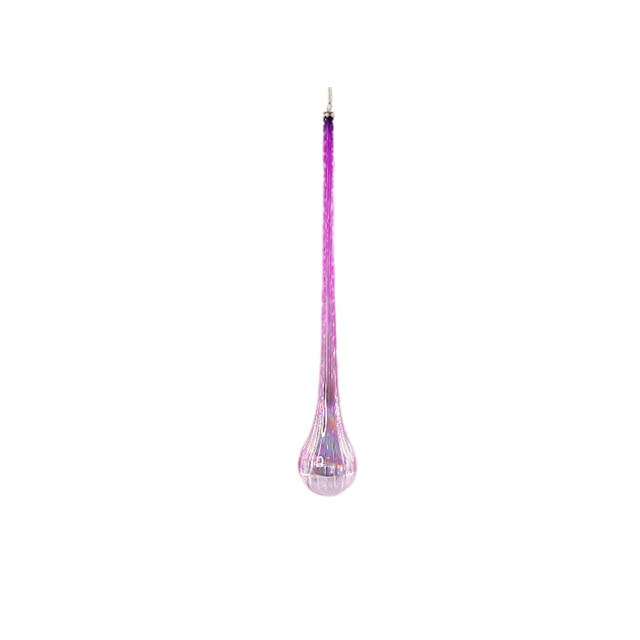 Handmade Stained Glass Water Drop Shaped Icicle Christmas Tree Hanging Ornament