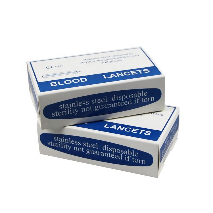 New products Single use twist top blood lancet