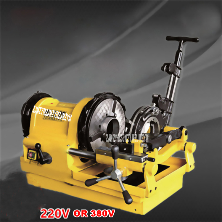 SQ100D1 1/2 "до 4" Электрические винторезные станки, 4 дюйма трубы Diehead резьбонарезной станок 750W 220 V/380 v 50 Гц/60 Гц 24/10 об/мин в наличии