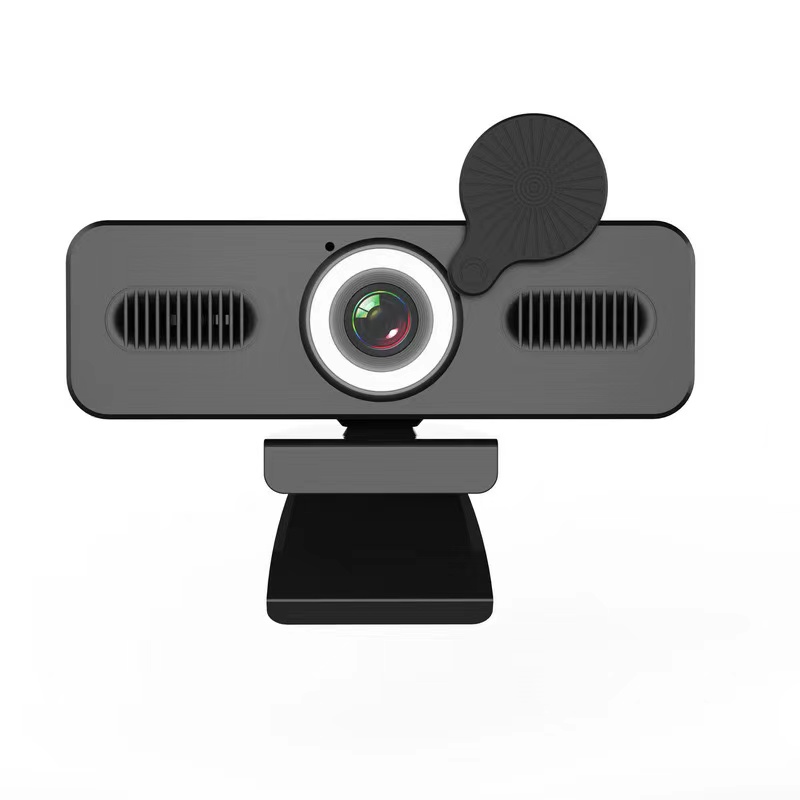 Новая технология 8MP Real 4K кольцевая веб-камера с крышкой конфиденциальности компьютер USB веб-камера