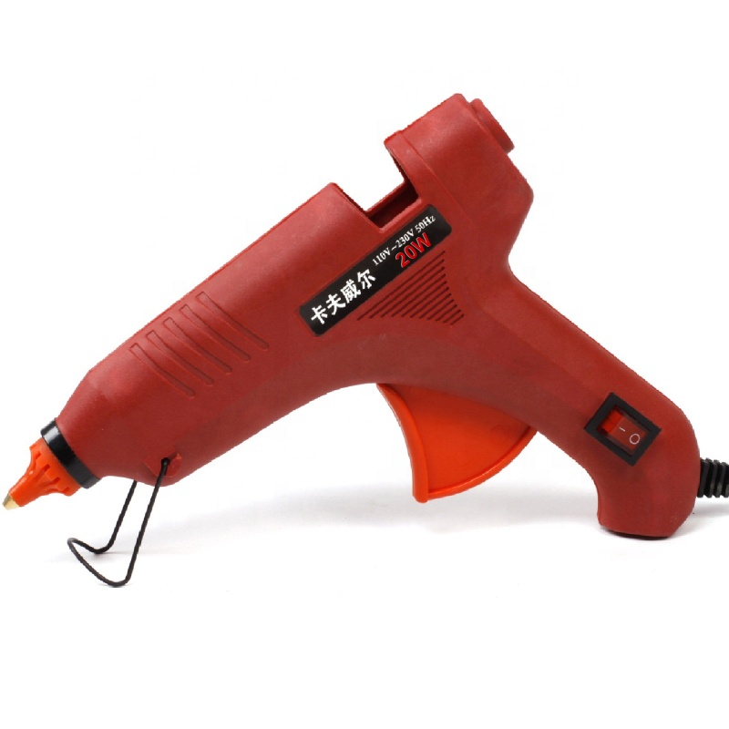 KAFUWELL OT4007 20w mini hot-melt glue guns 7mm ptc heating element for hot melt glue gun machine hot melt glue dispensing gun