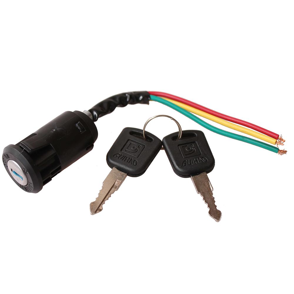 GOOFIT 3 провода ключ зажигания для 50cc 70cc 90cc 110cc 150cc 200cc 250cc Go Kart багги для езды по песку Багги ATV & Dirt Bike запчасти