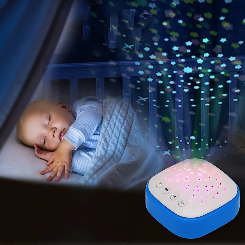 Jumon Portable White Noise Machine Sleepers Sound Machine Star Projector Night Light Sleeping Relaxation Sleep Aid For Baby