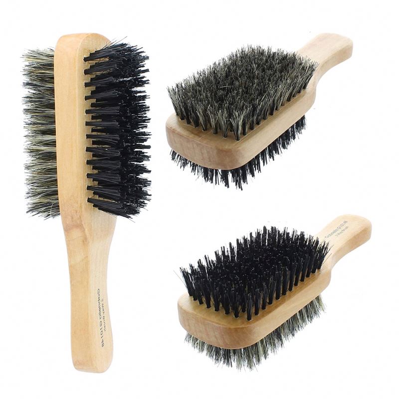 Raddrizzamento con a doppia setola spazzola per capelli