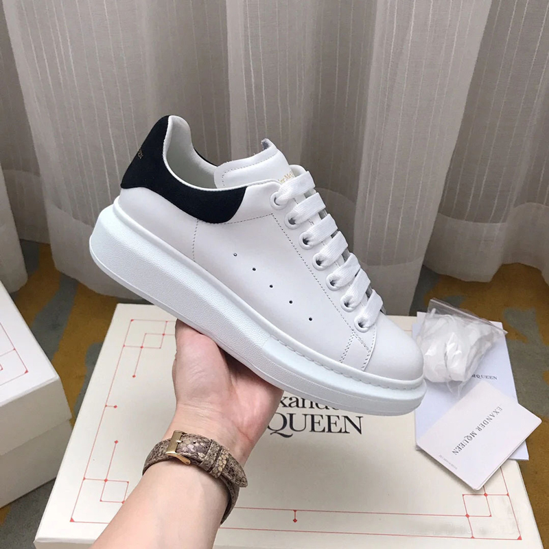 Кроссовки McQueen, Роскошные Дизайнерские кроссовки на массивной платформе, увеличивающие плоскую подошву, обувь для скейтбординга