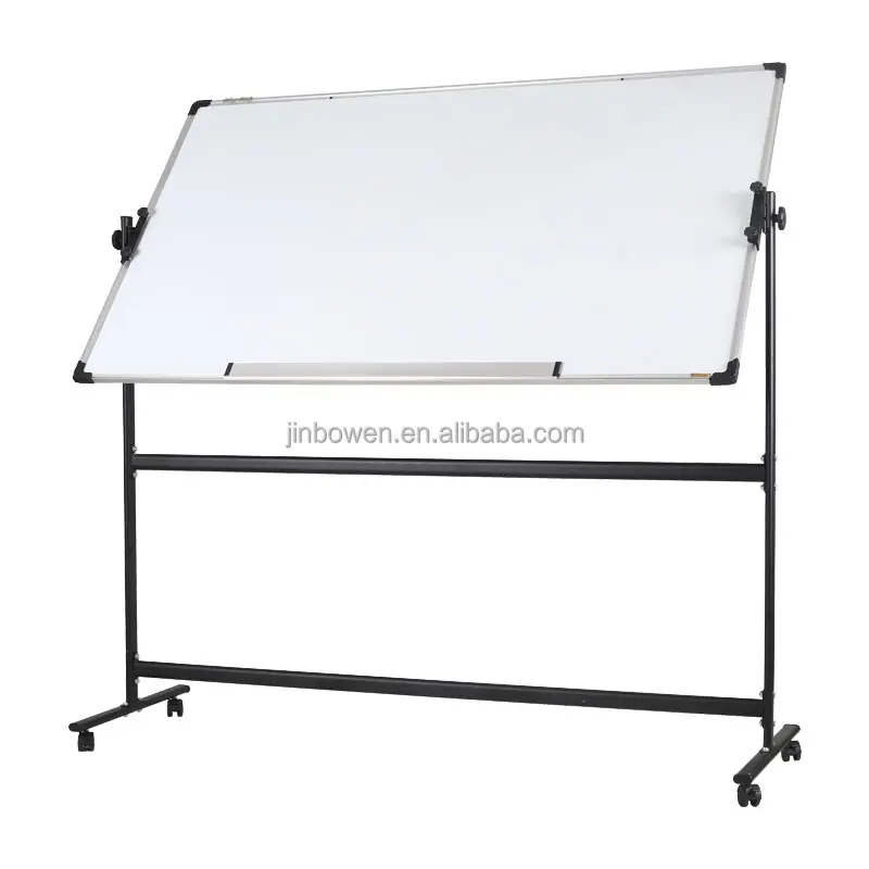KBW Magnetic Rolling Stand Whiteboard Height Adjust Double Sides Mobile White Board Portable Large Whiteboard Easel For Office