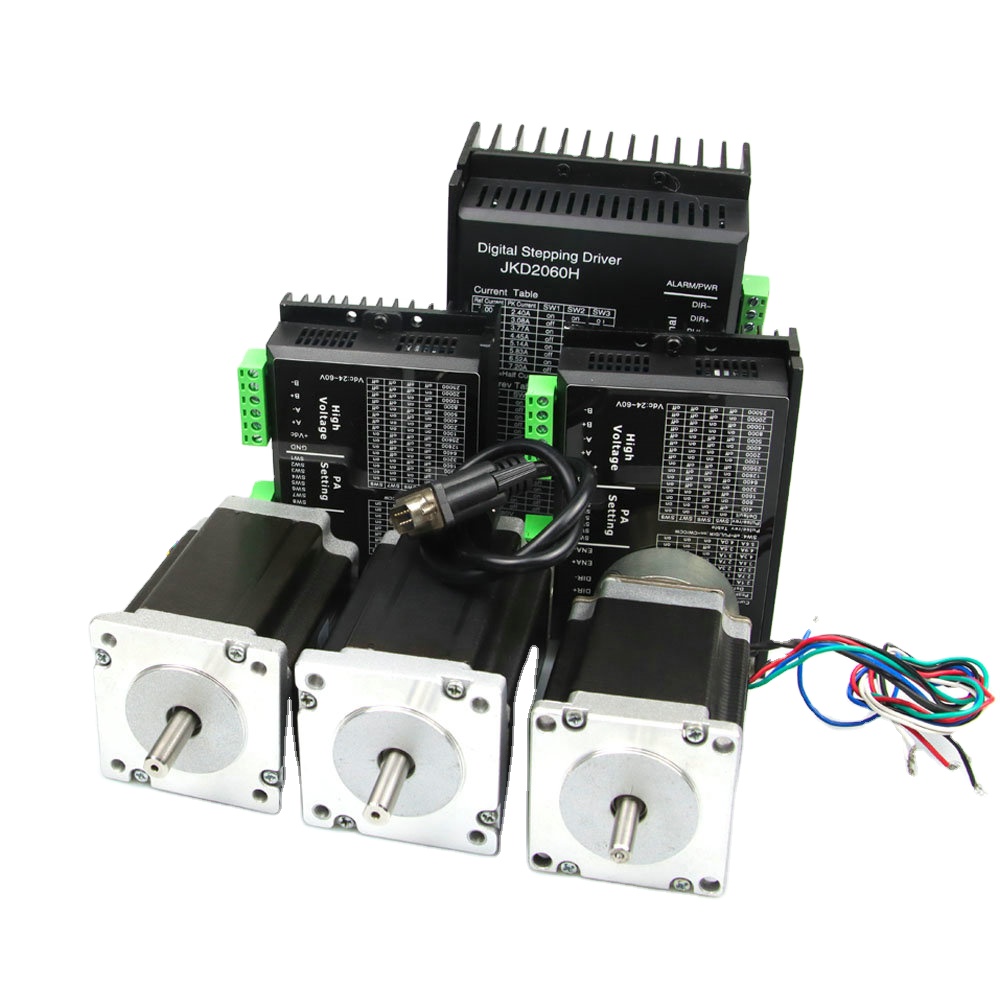 86HS11860A4 two phase Nema 34 stepper motor cnc kit high 8.5N.m high power stepping step motor