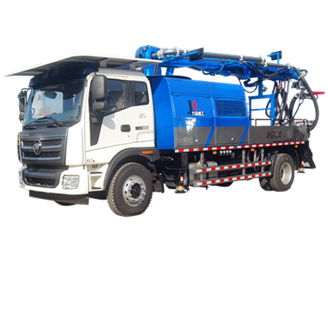 China wet shotcrete spraying machines for highway highway slope protection project site