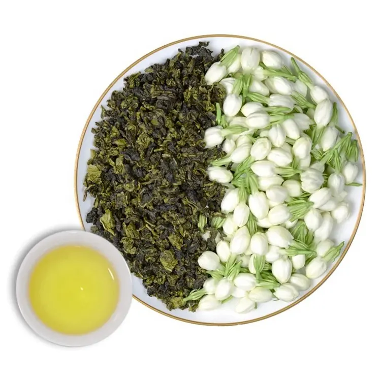 Wholesale Custom Flavored Flower Sample Free  Organic Healthy Beauty Tea  Jasmine Oolong Tea Tea For Weight Loss