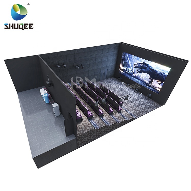 Theme Park Virtual Simulation System 7.1 Audio Stereoscopic House Cinema 9D Simulator