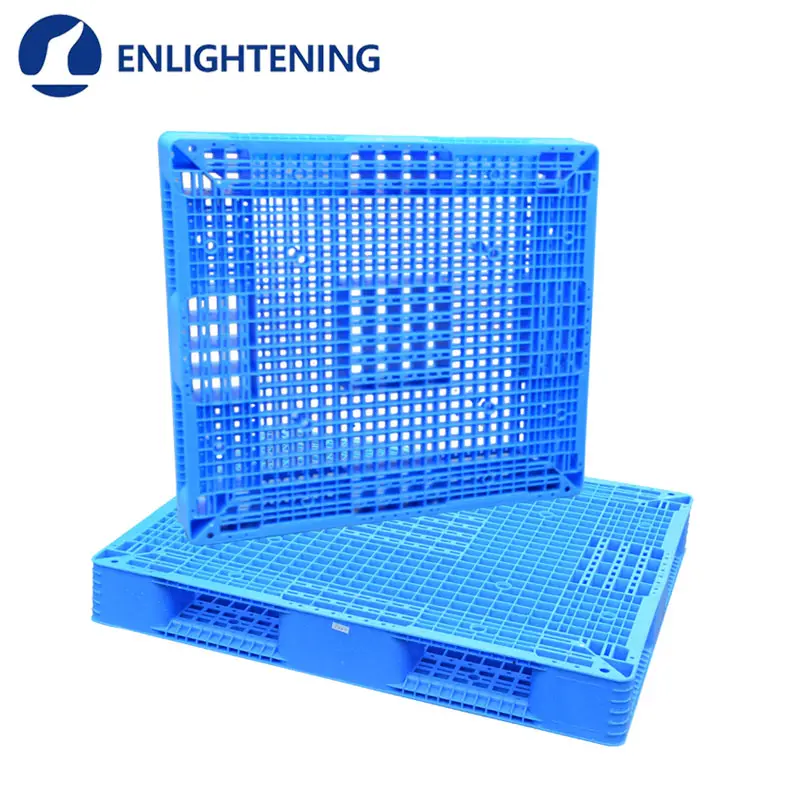 Enlightening Pallet Heavy duty double sides euro HDPE large stackable reversible plastic pallet for sale