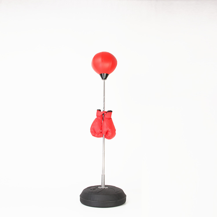 Adjustable Height Three-dimensional Boxing Reflex Speed Training Ball With Spring
