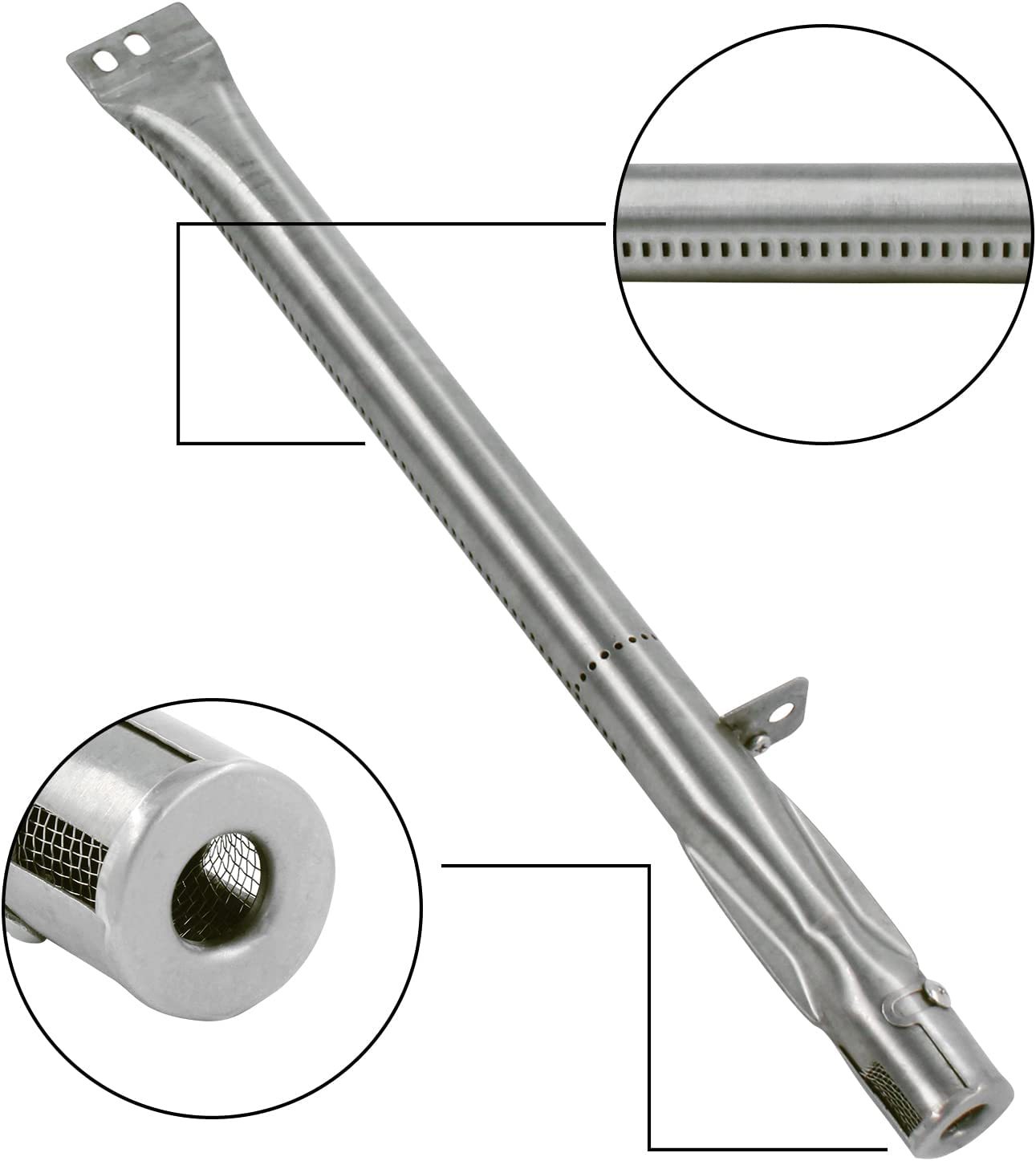 304 Stainless Steel Grill Burner Pipe with Electrode Spark