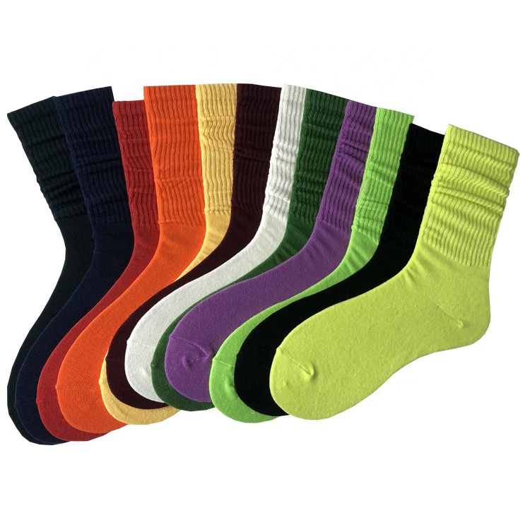 Real stock in Socks Cotton colored candy slouch ladies socks women socks