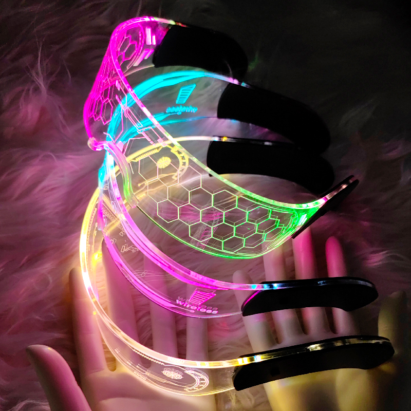 Wholesale factory led light up glasses glow party glasses