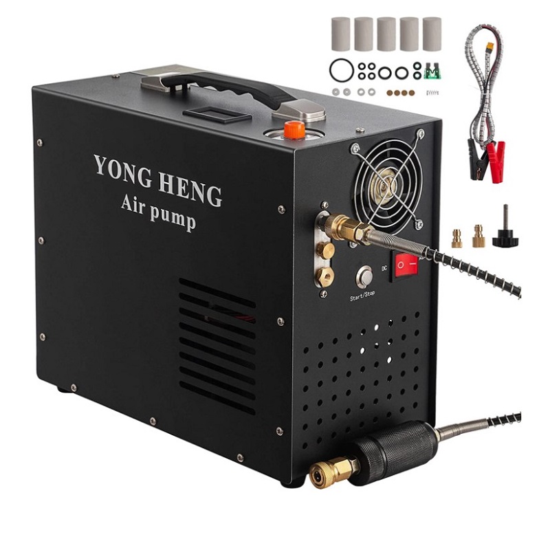 Воздушный компрессор Yong Heng Auto-Stop pcp, 4500 фунтов на квадратный дюйм, 12 В