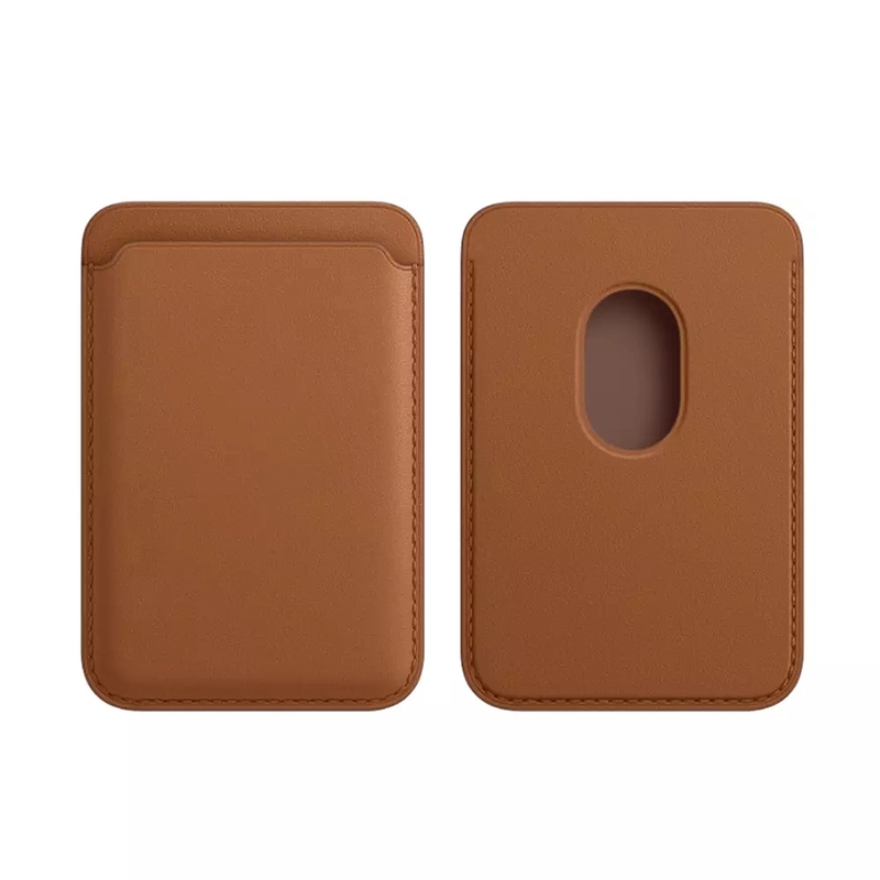 2020 new high quality PU leather magsafe case card holder for phone 12