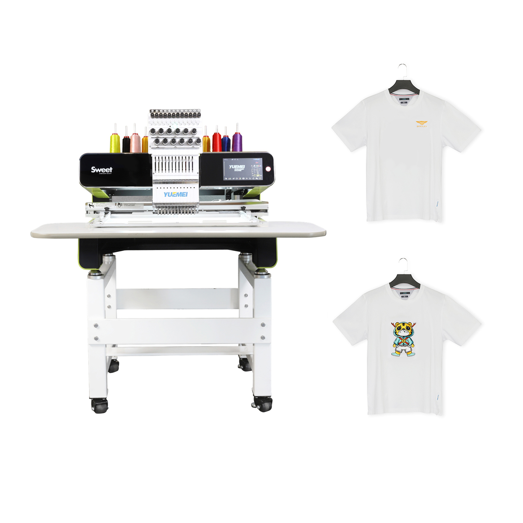 High quality embroidery machine brother type mini embroidery machine single head