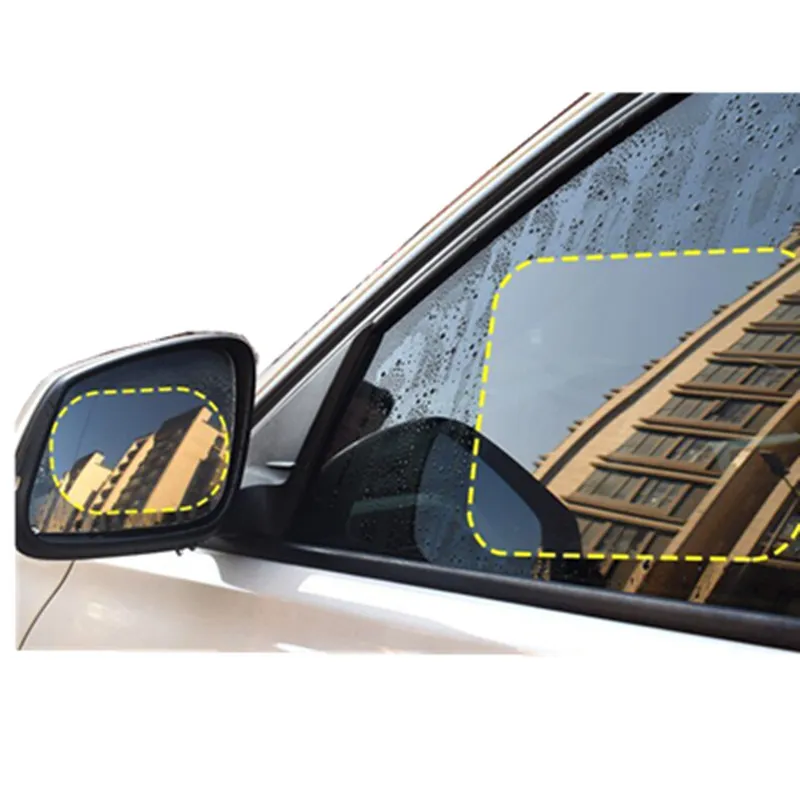 Rainproof Car Window Rear view Mirror Sticker Anti Fog Film Other Exterior Accessories