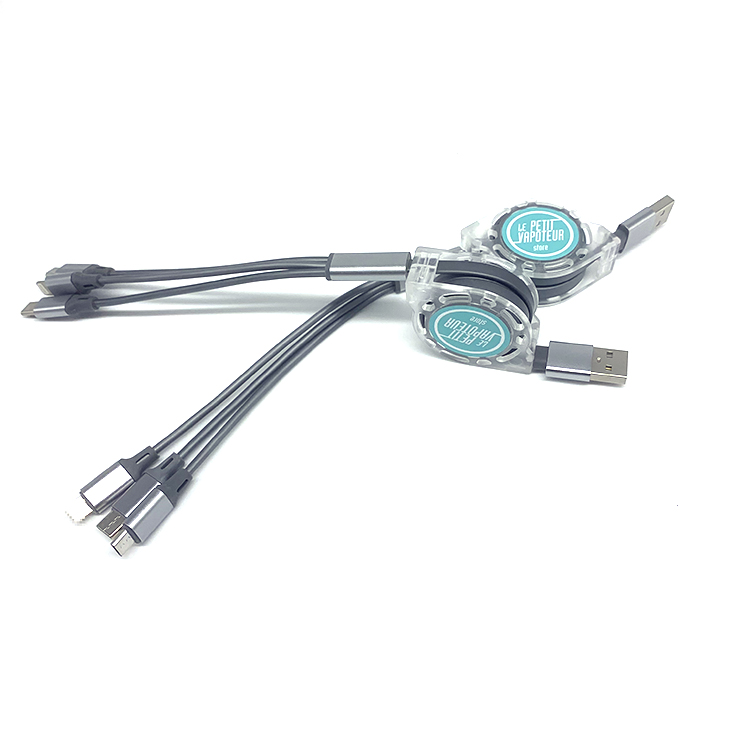 Новое поступление, Многофункциональный Выдвижной USB-кабель 3 в 1 для быстрой зарядки