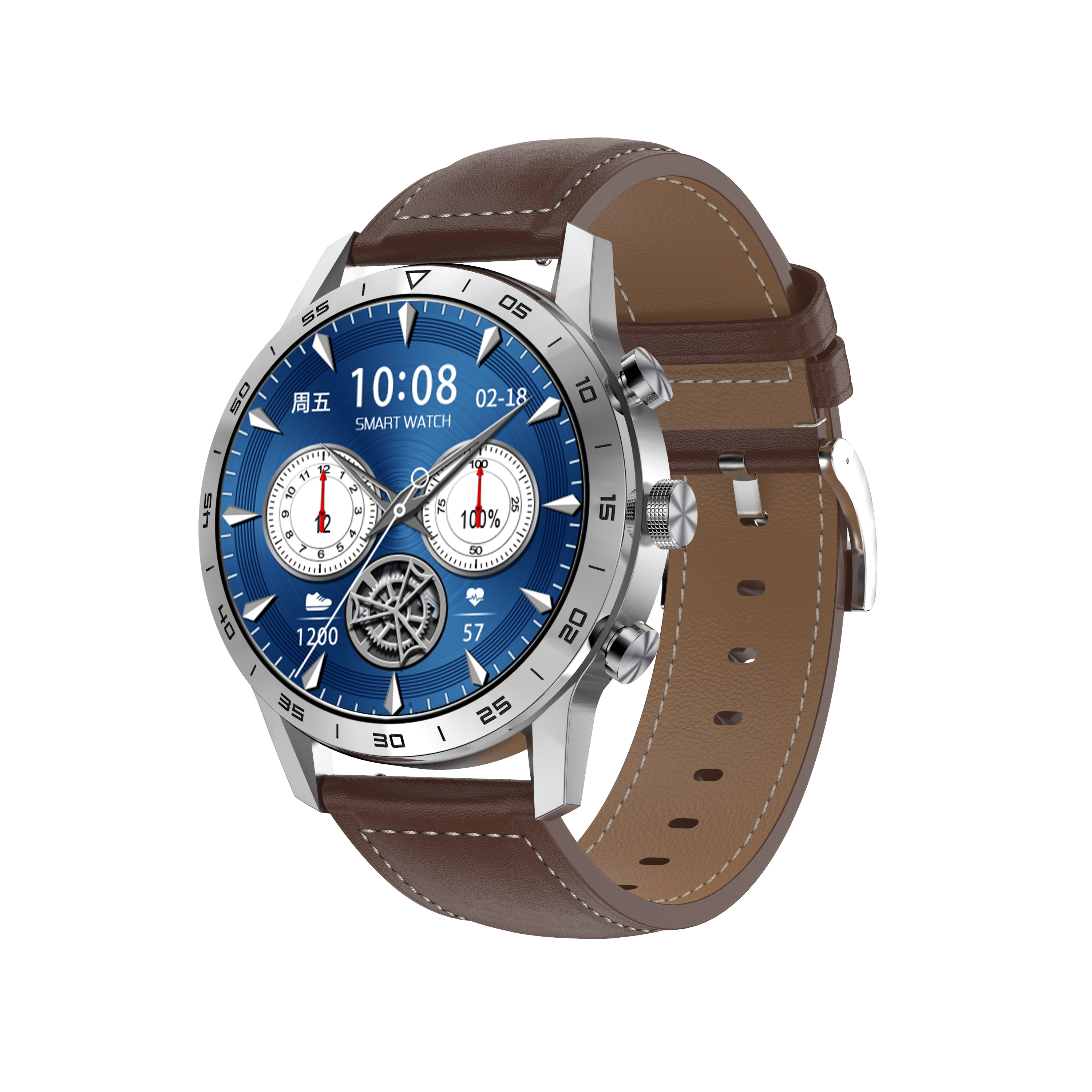 Sport Smart Watch for Men Women Blood Oxygen Heart Rate Monitor IP68 Waterproof BT Call DT70 Smartwatch Female Assistant