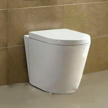 Ceramic Floor Mounted Toilet Back To Wall Wc Toilets Sanitary Ware One Piece Toilet