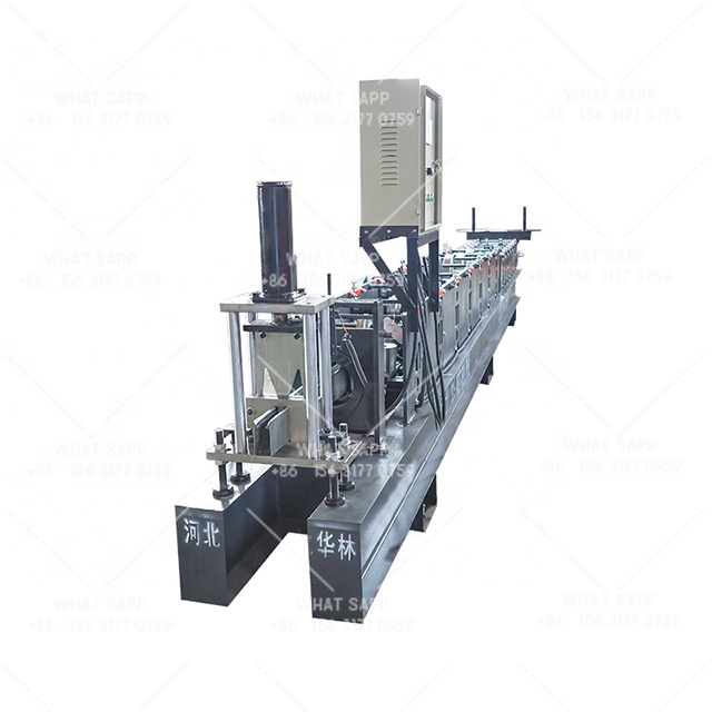 sliding guide rail shutter door forming machine rolling shutter door track roll forming machine easy to use equipment