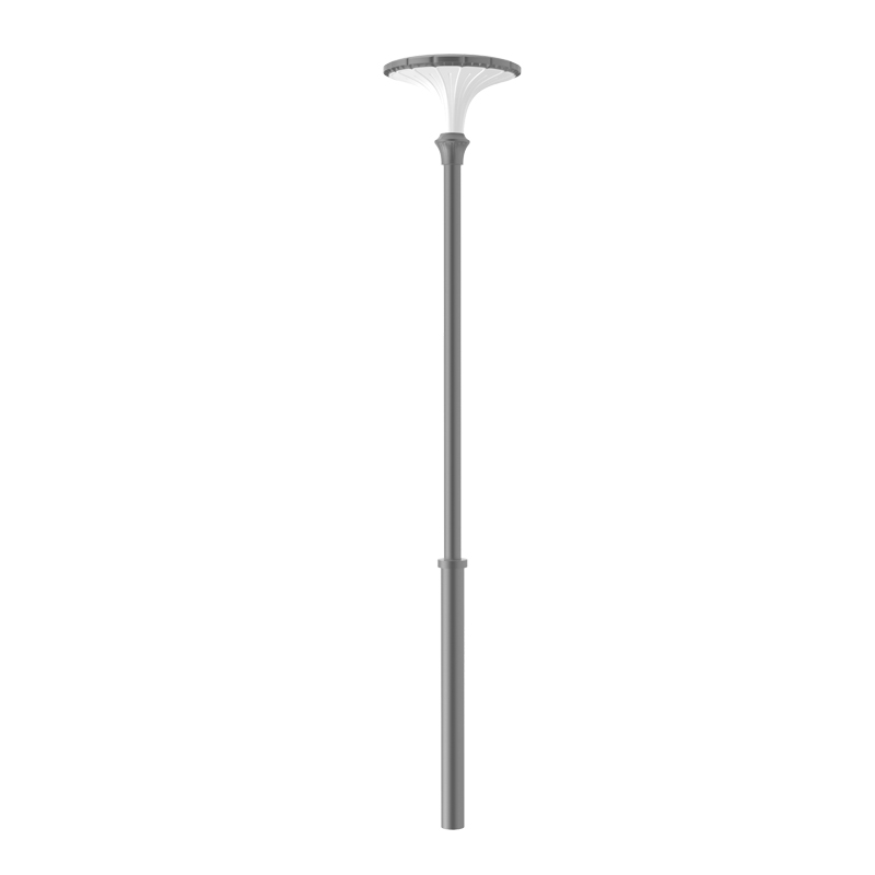 Powered Outdoor Street Post Light Ip67 Sensor Waterproof Pathway Pole Light