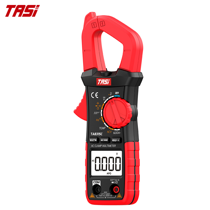 Цифровой Бесконтактный мультиметр TASI TA8315C, измеритель частоты, емкости, температуры, True Rms, AC/DC, 5999 отсчетов