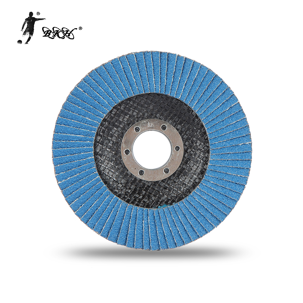 BKH Factory Direct sell 100mm 4inch European Zirconia flap disc with klingspor and Norton quality for steel