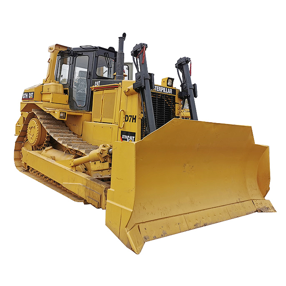 Подержанная строительная машина CAT D7H гусеничный бульдозер в Шанхае/CAT D7G бульдозер используется для продажи