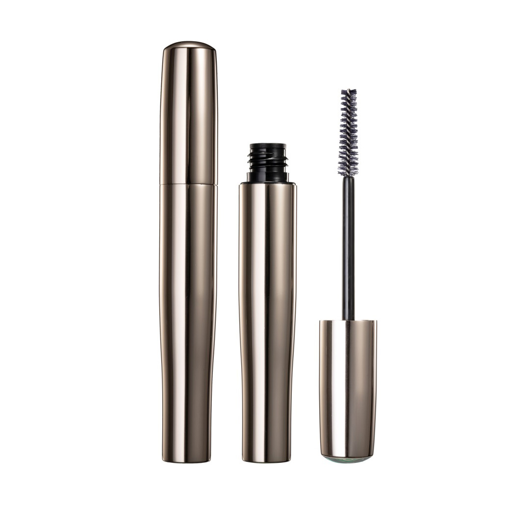 Factory price elegant aluminum tube round mascara tube thin mascara tube