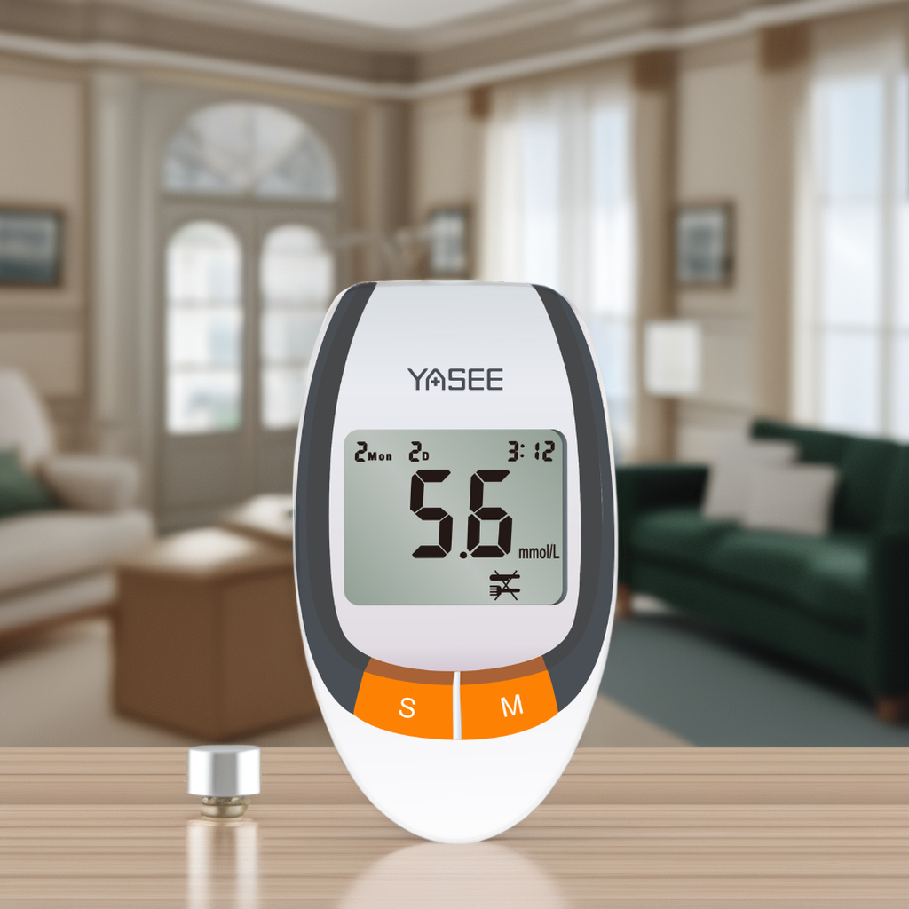 Digital Medical Diabetic Products Blood Glucose Sensor And Glucometer Machine Essential Blood Glucose Meter Management