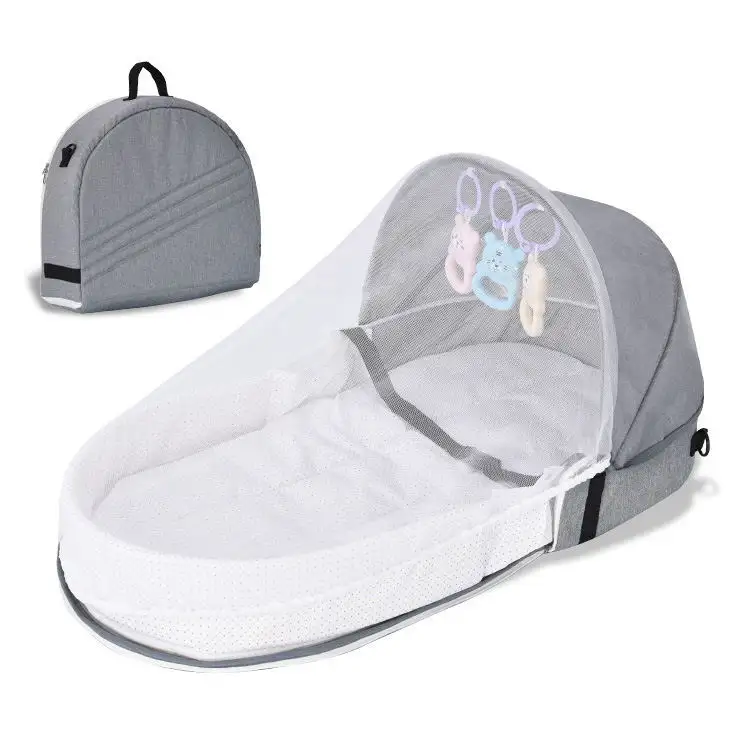 Hot selling folding detachable baby travel bed cover baby sleeping nest portable baby bed