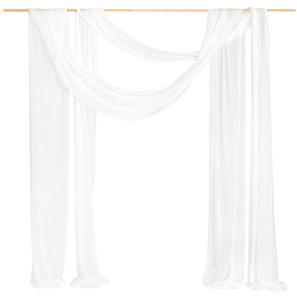 Hot Wholesale Wedding Arch Draping Fabric Outdoor Wedding Valance For Wedding Banquet Party Birthday Decoration