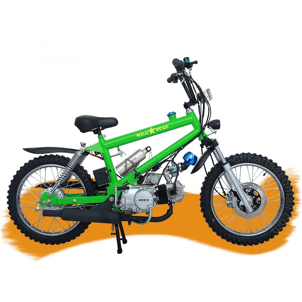 BMX газовый моторизованный велосипед внедорожный мотоцикл с двигателем 50 куб. См 110 куб. См 22 дюйма колесо для взрослых
