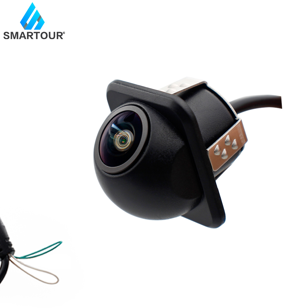 Автомобильная камера заднего вида Smartour, водонепроницаемая резервная камера с объективом «рыбий глаз», ночное видение, помощь при движении автомобиля