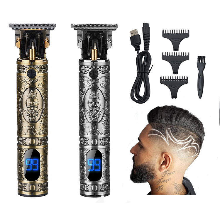 JM700AL PRO T9 clipper Professional Rechargeable Cordless Electric hair cut machine Trimmer for barber men