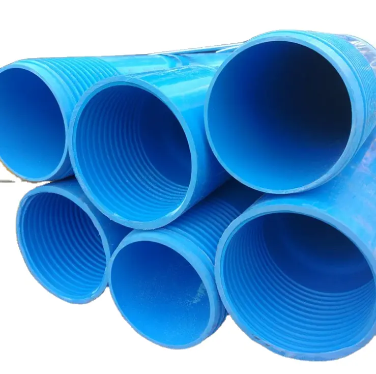 Deep well PVC casing pipes and PVC water well screens