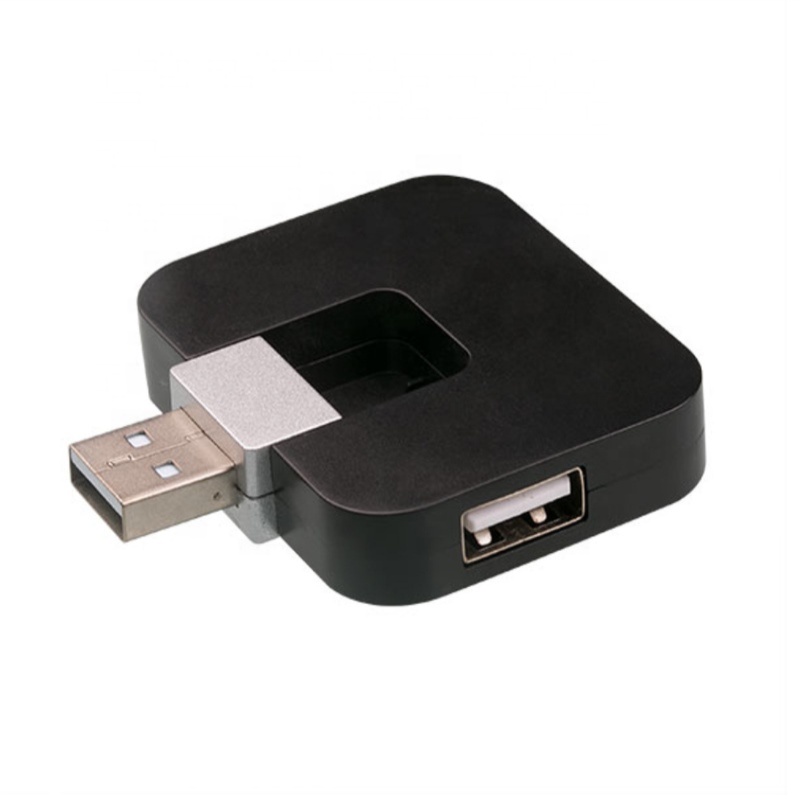 Вращающийся 4 порта USB 2,0 концентратор