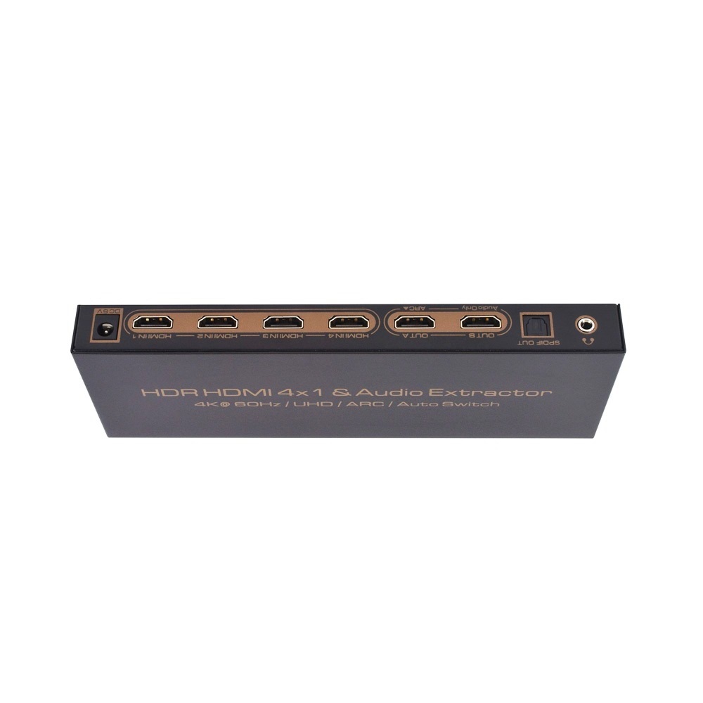 HDSW0029M1 4k HDMI Switcher 4in 1out 4x1,HDMI Splitter support HDMI2.0,CE Fcc RoHS Approval