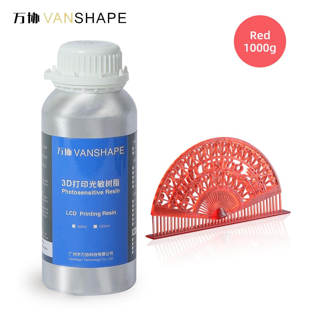 Vanshape LCD моющаяся смола для LCD 3D принтера, смола, УФ моющаяся смола