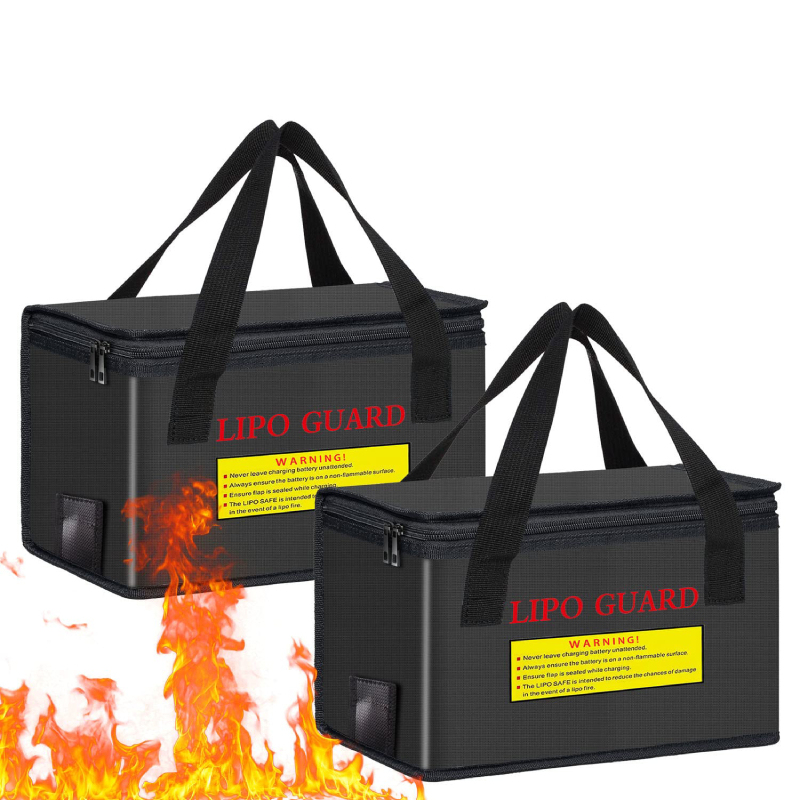 Portable Explosion-Proof Charging & Storage Safety Bag for RC Drone Batteries Lipo Battery with Safe Guard Special Purpose Case