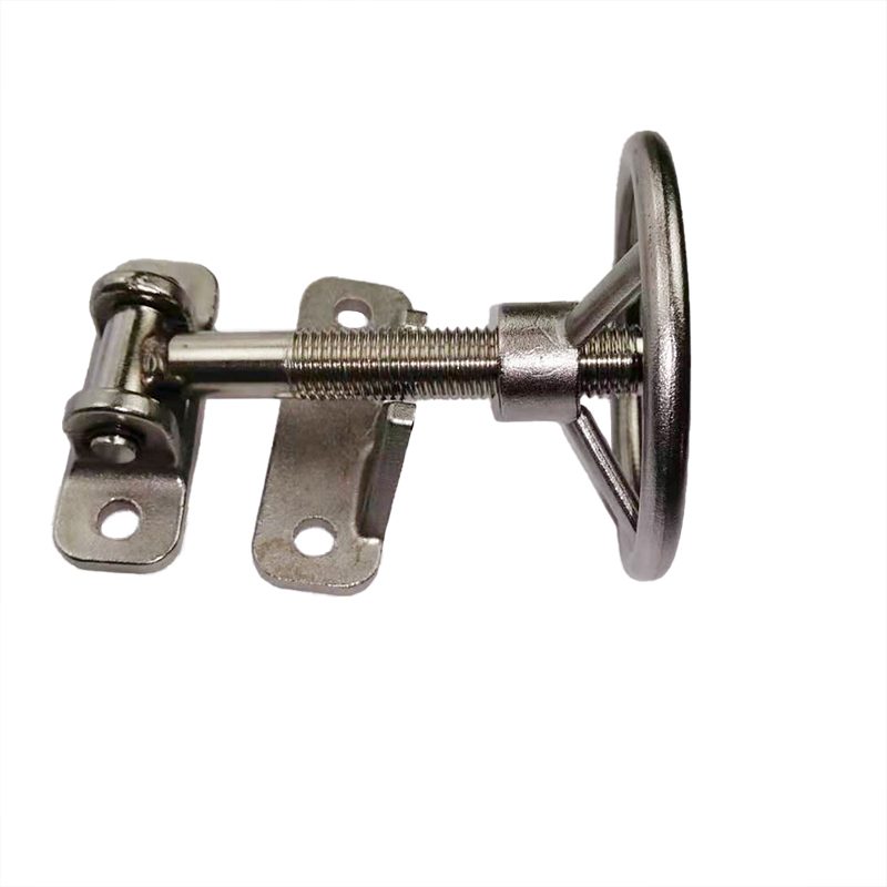 304 open Factory direct round handle rice steaming cart, rotating hand wheel pressing handle round oven valve