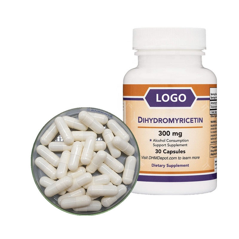 OEM анти-hangover dihydromyricetin 300 мг DHM капсулы
